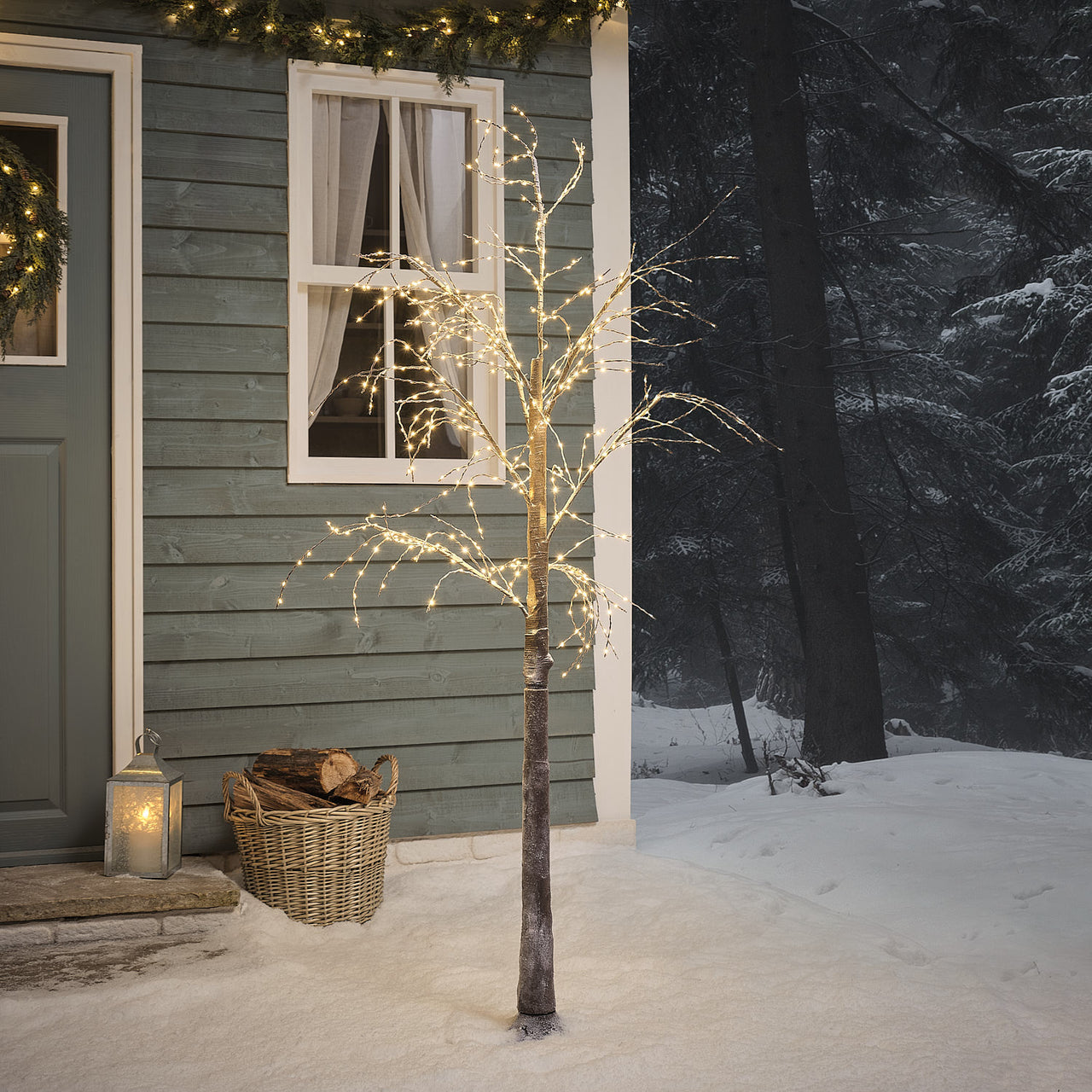 Arbre Lumineux d'Extérieur de 1,8 m à Micro LED