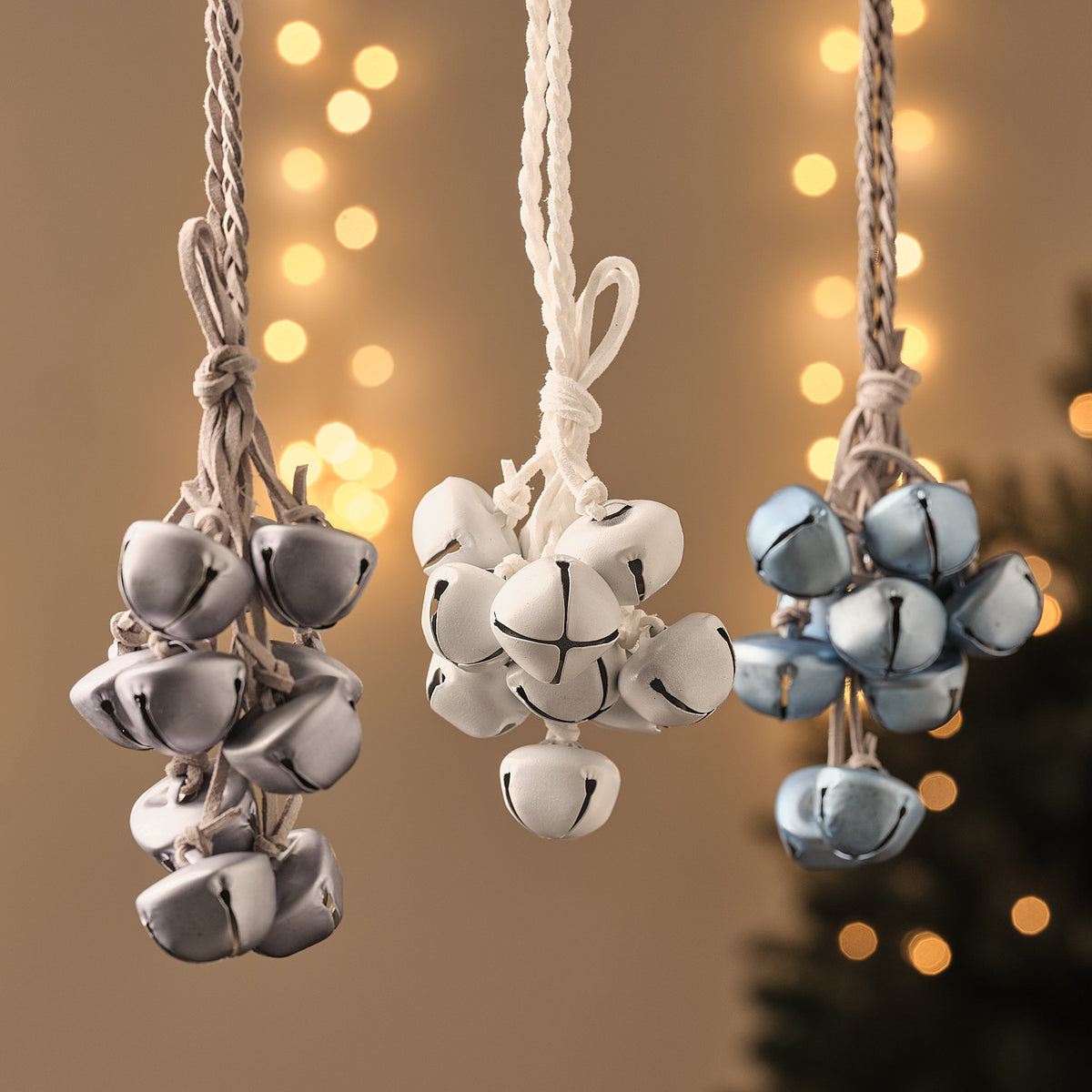 Lot de 3 Clochettes de Noël à Suspendre
