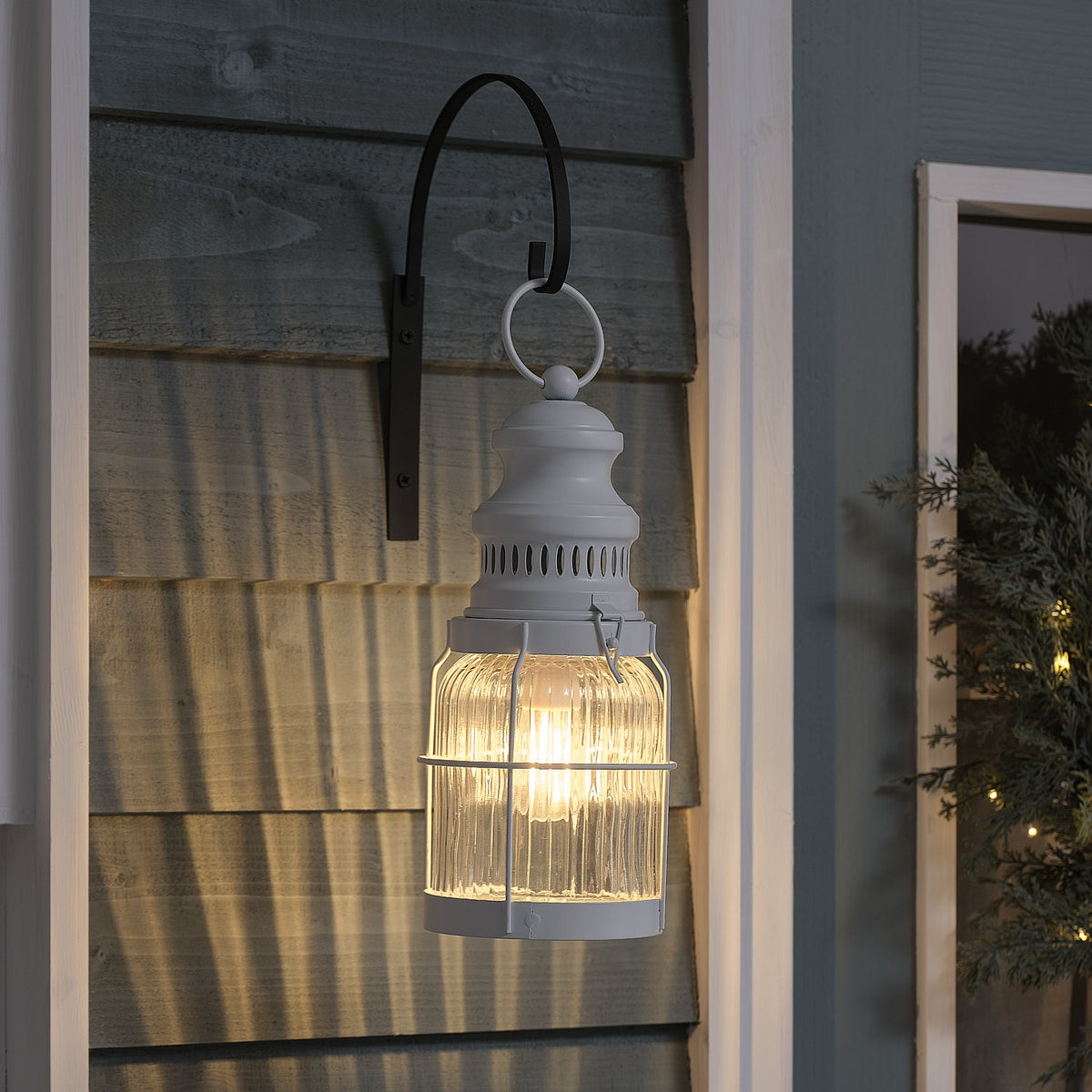 Lanterne Filament d’Extérieur Rechargeable Alaska Storm de 30 cm