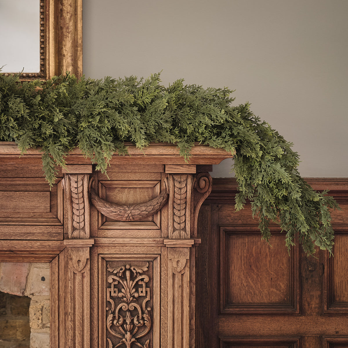 Guirlande Décorative Pré-éclairée Conifère de Noël Grand Format