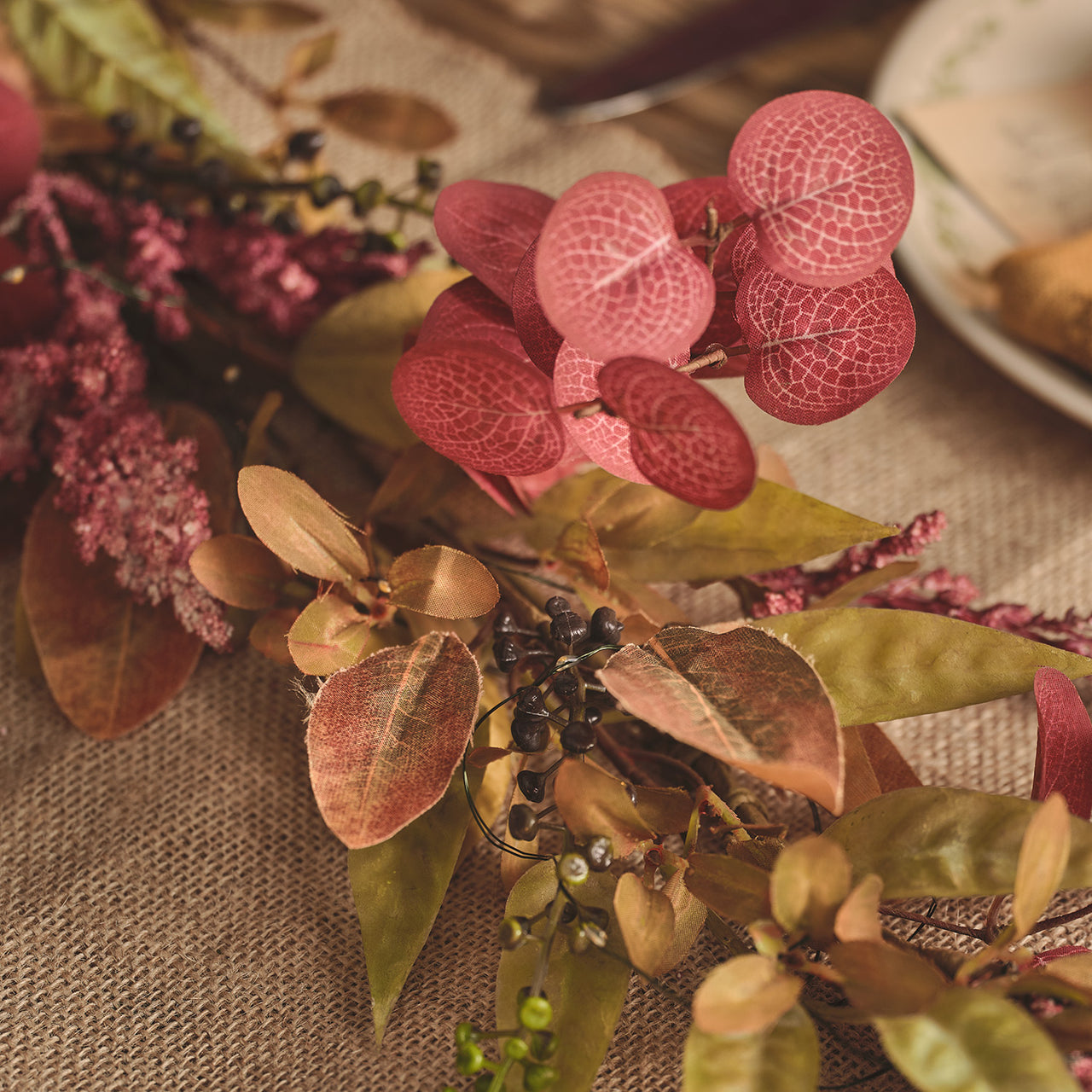 Guirlande Automne-Hiver Pré-éclairée de 1,5 m