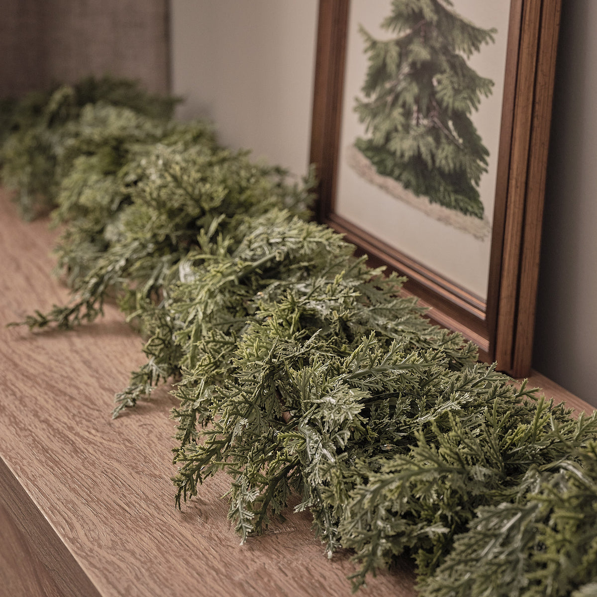 Guirlande de Noël Pré-éclairée Conifère de 1,8 m