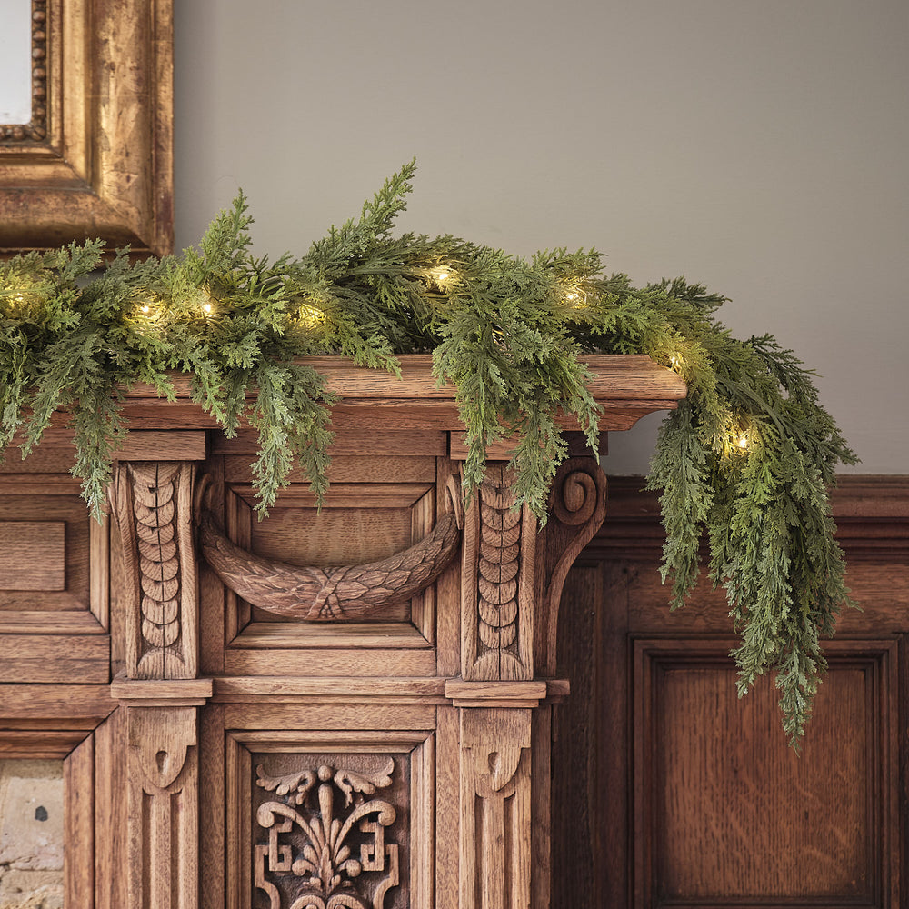 Guirlande de Noël Pré-éclairée Conifère de 1,8 m