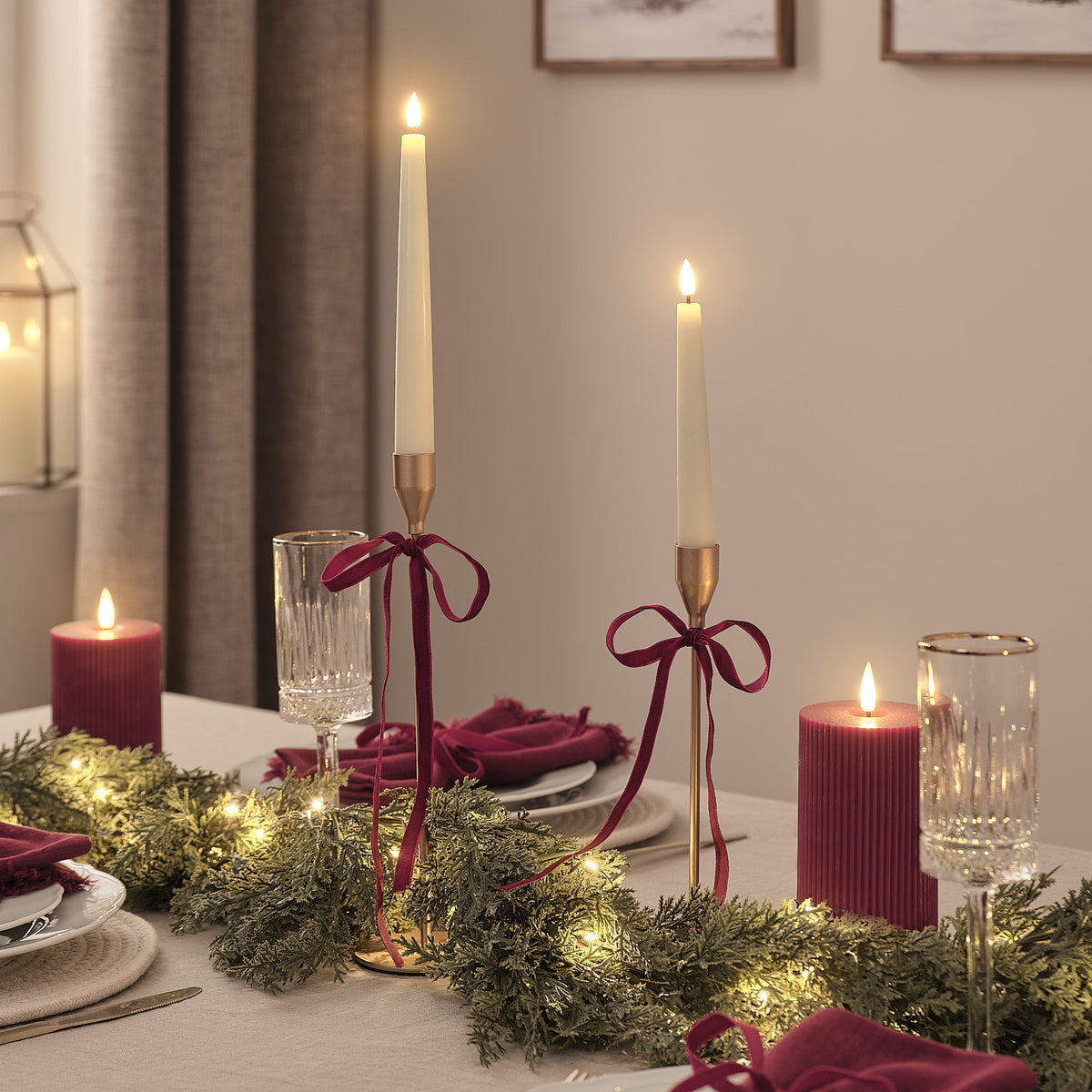 Guirlande de Noël Pré-éclairée Conifère de 1,8 m