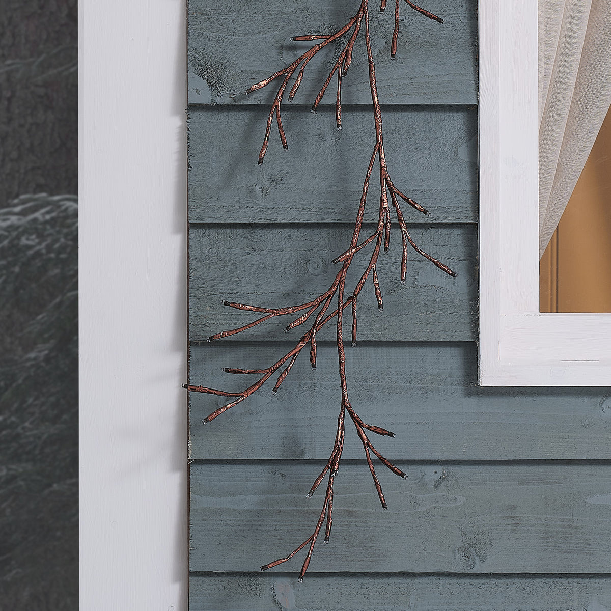 Guirlande d’Extérieur de Branches Dorées de 1,5 m