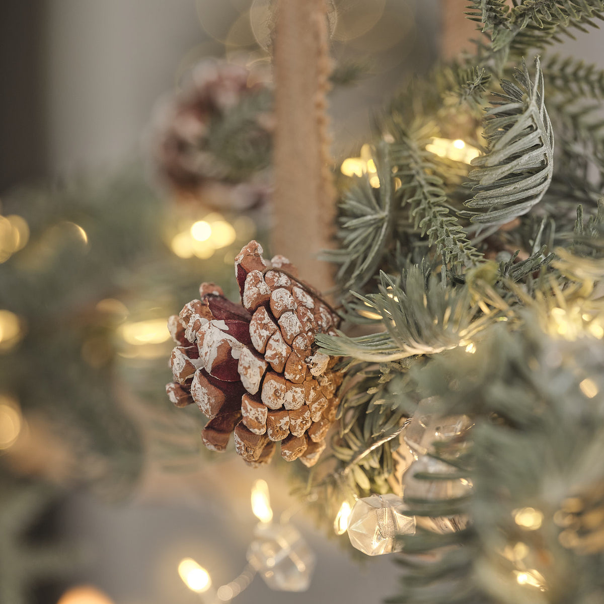 Guirlande de Noël Pré-éclairée Au Clair des Étoiles de 1,5 m