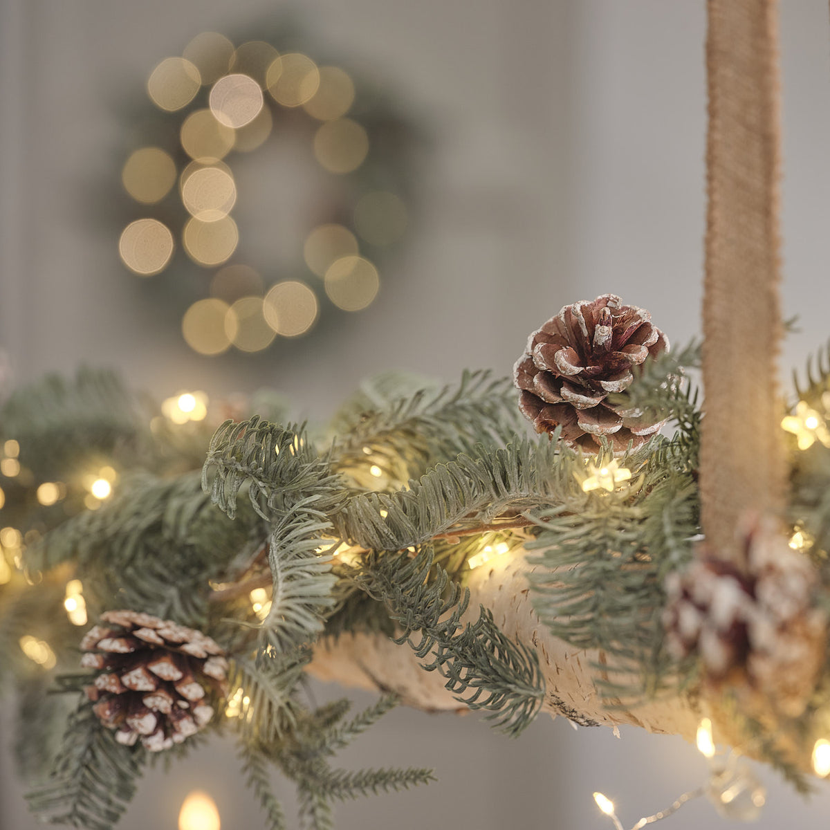 Guirlande de Noël Pré-éclairée Au Clair des Étoiles de 1,5 m