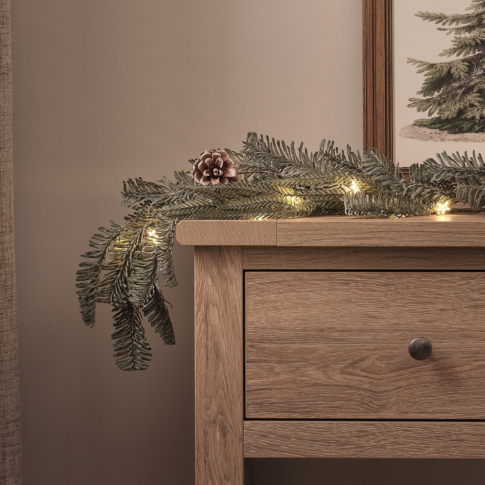 Guirlande de Noël Pré-éclairée Au Clair des Étoiles de 1,5 m