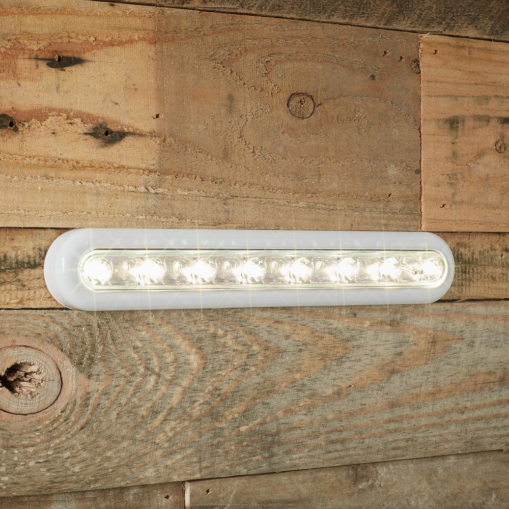 Lot de 2 Lampes de Placard à Piles LED Blanc Chaud Orientables de 28 cm
