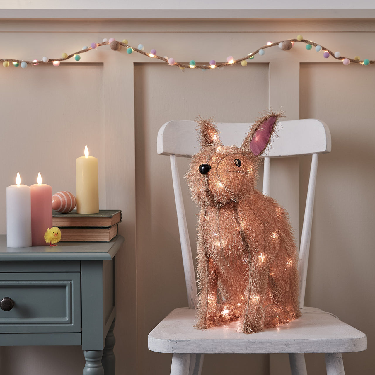 Bonnie, Figurine Lumineuse Lapin de Pâques