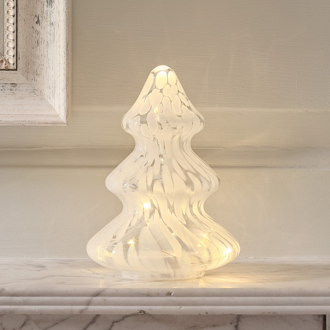 Sapin de Noël Lumineux en Verre