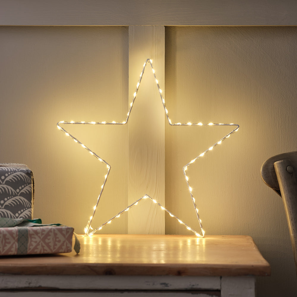 Étoile Lumineuse Osby de 34 cm à LED Bicolores