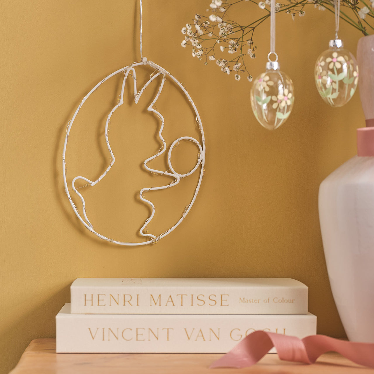 Œuf de Pâques Lumineux Suspendu à Micro LED