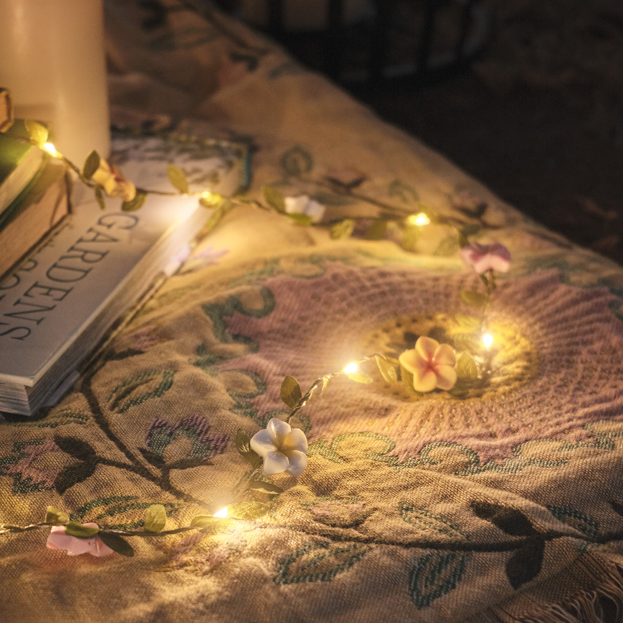 Guirlande Lumineuse Micro LED Fleurs Champêtres