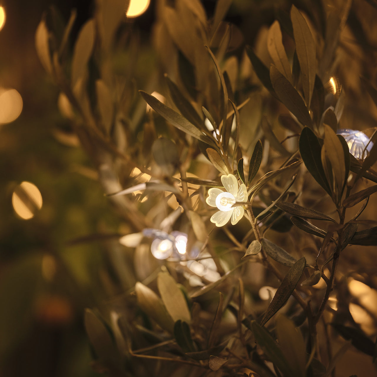 Guirlande Lumineuse Micro LED Fleurs Bleu Nuancé