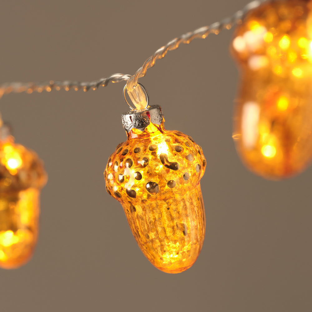 Guirlande Lumineuse à 10 Glands en Verre