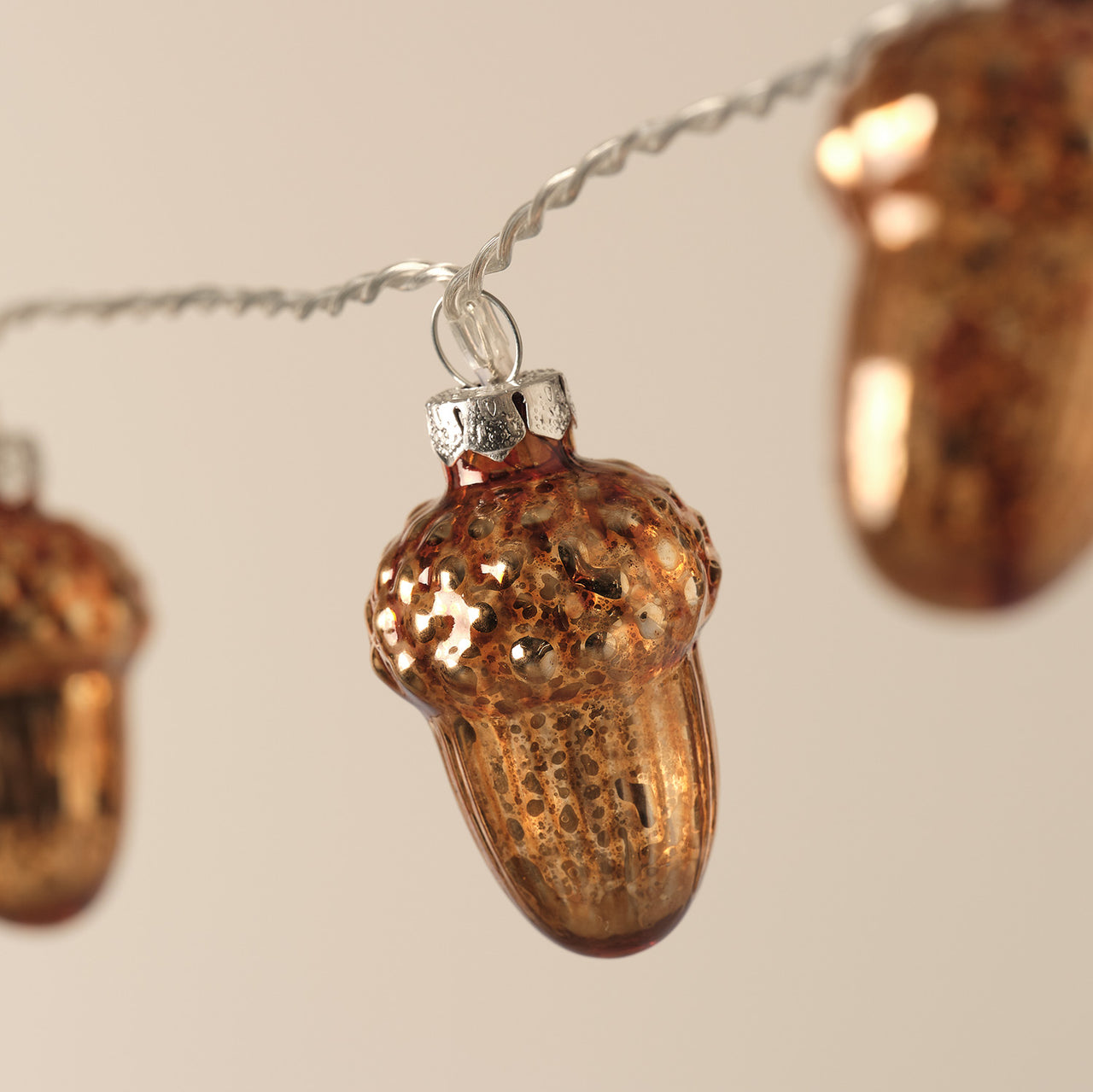 Guirlande Lumineuse à 10 Glands en Verre