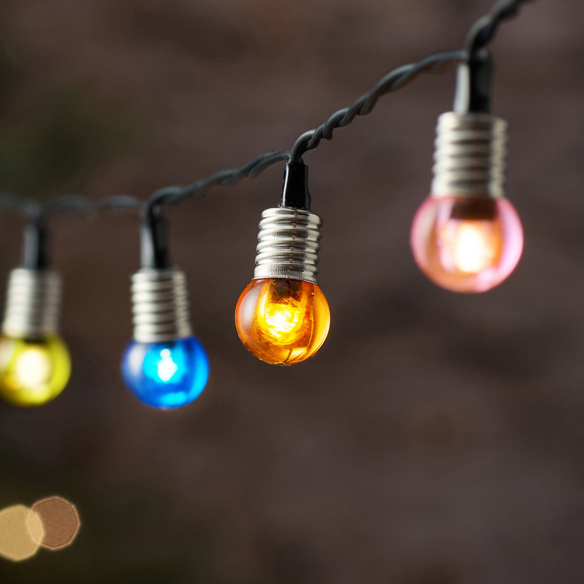 Guirlande Lumineuse d’Extérieur à 50 Mini Globes Multicolores