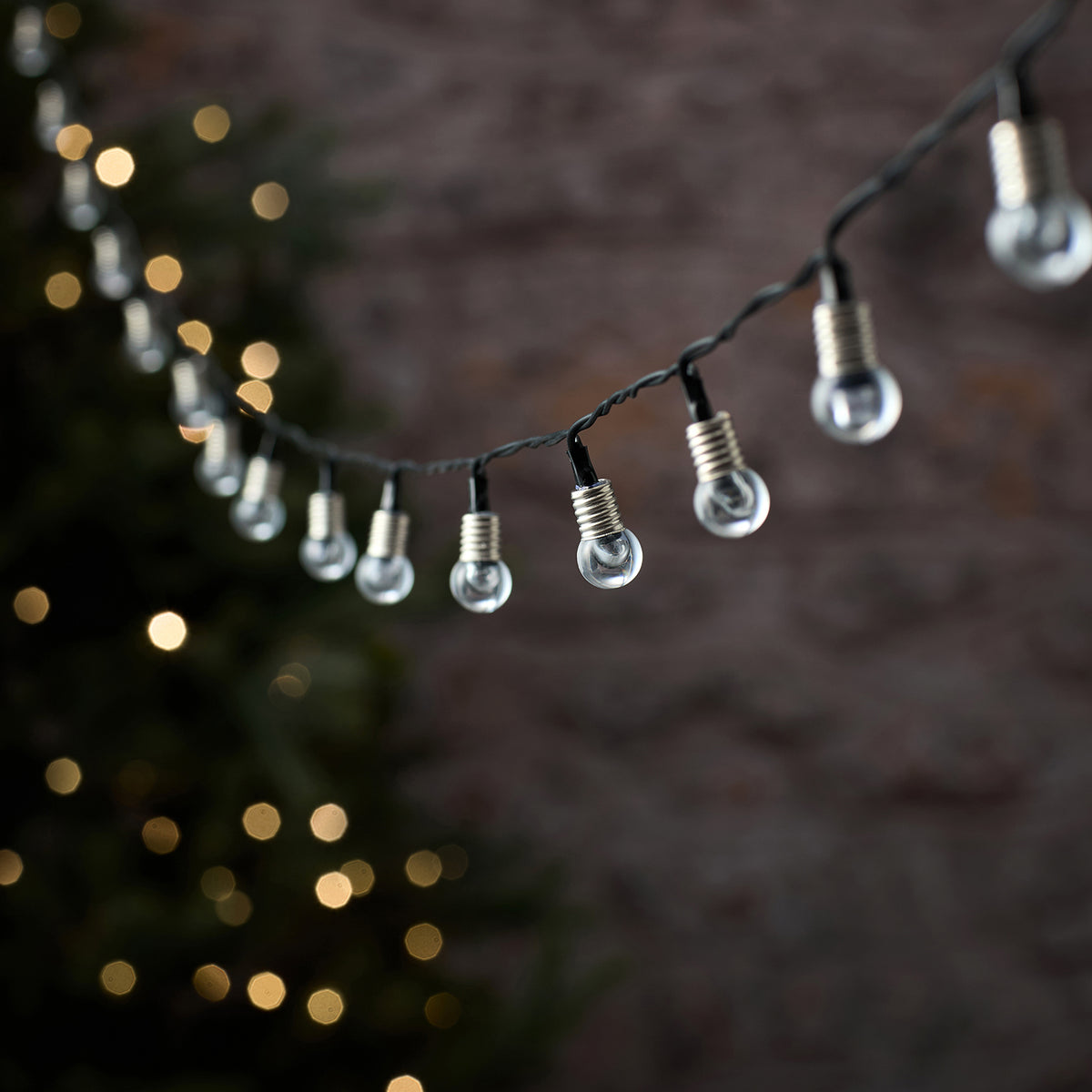 Guirlande Lumineuse d’Extérieur à 50 Mini Globes Cristal