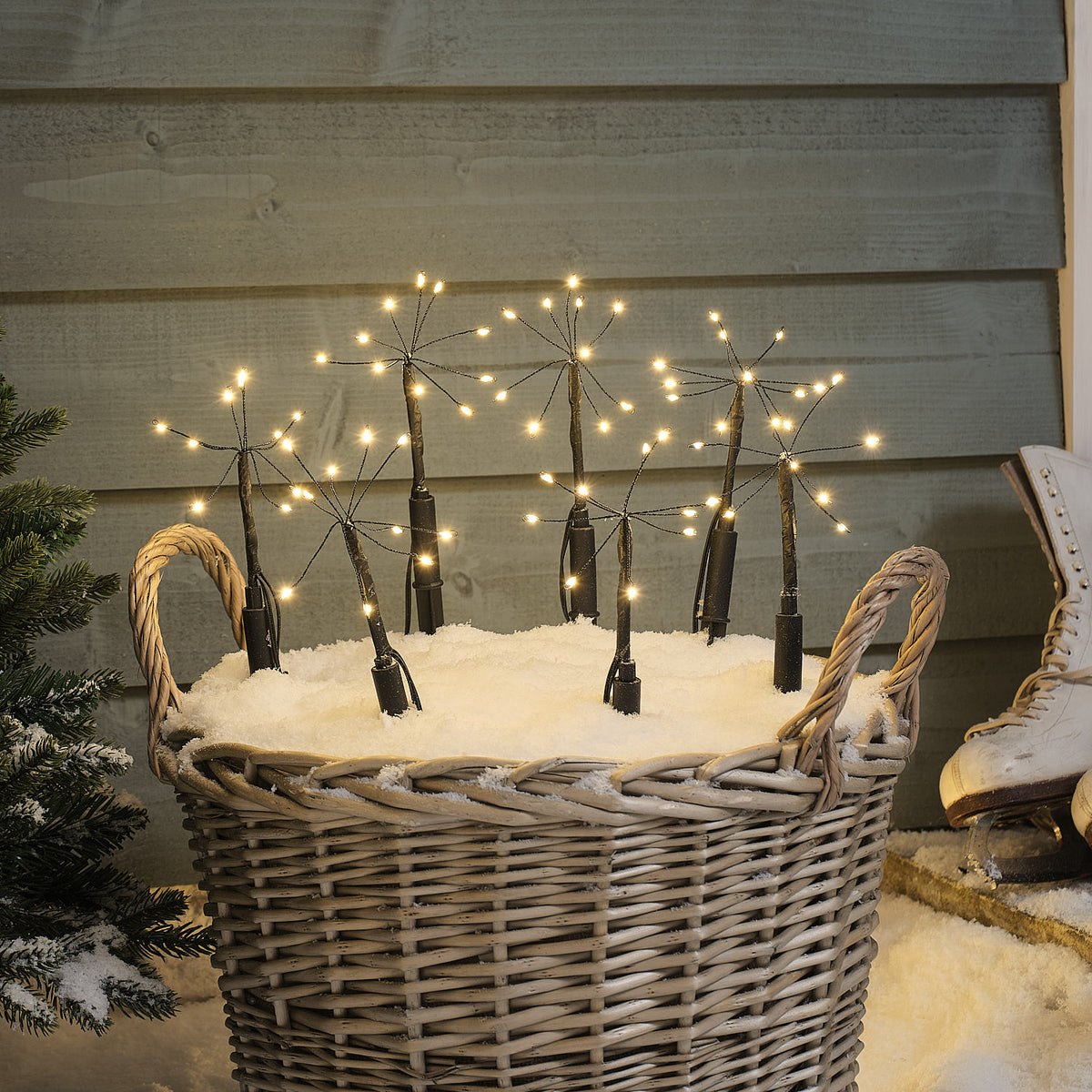 10 Balises Lumineuses à Planter Étoiles Filantes