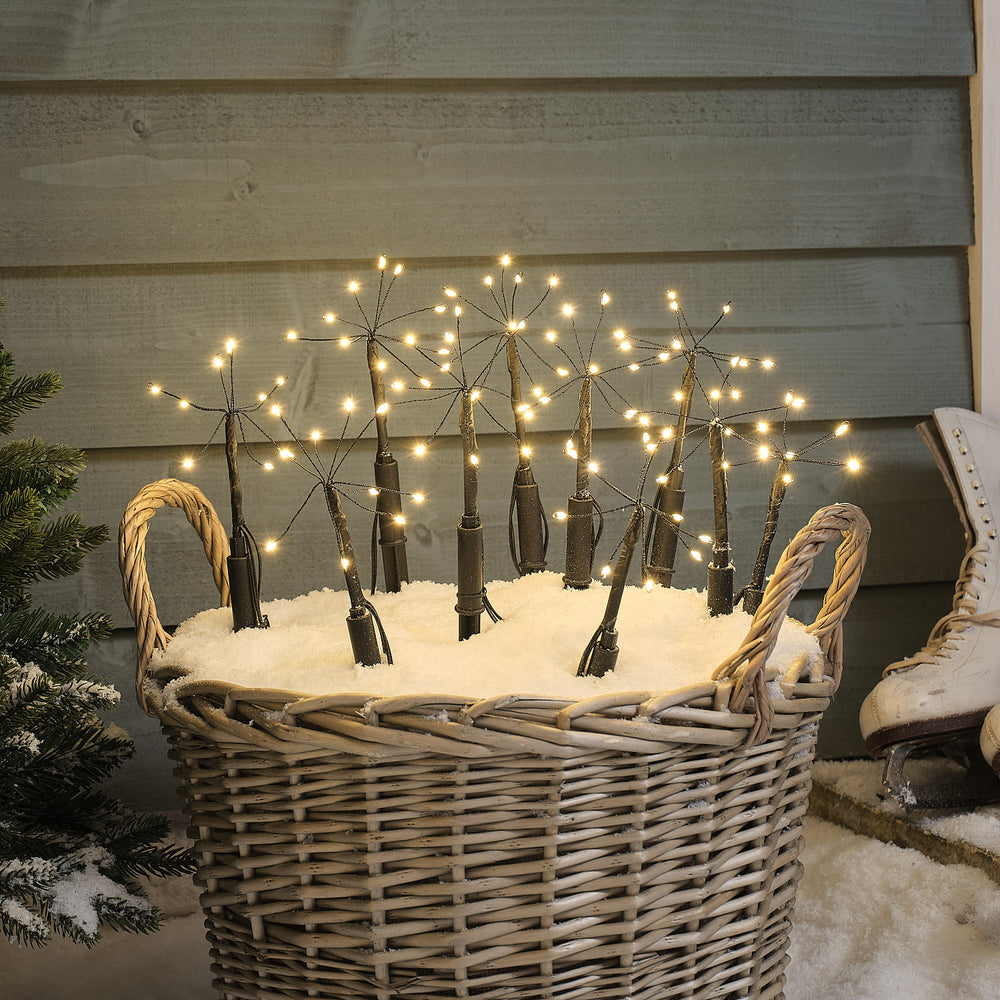 10 Balises Lumineuses à Planter Étoiles Filantes