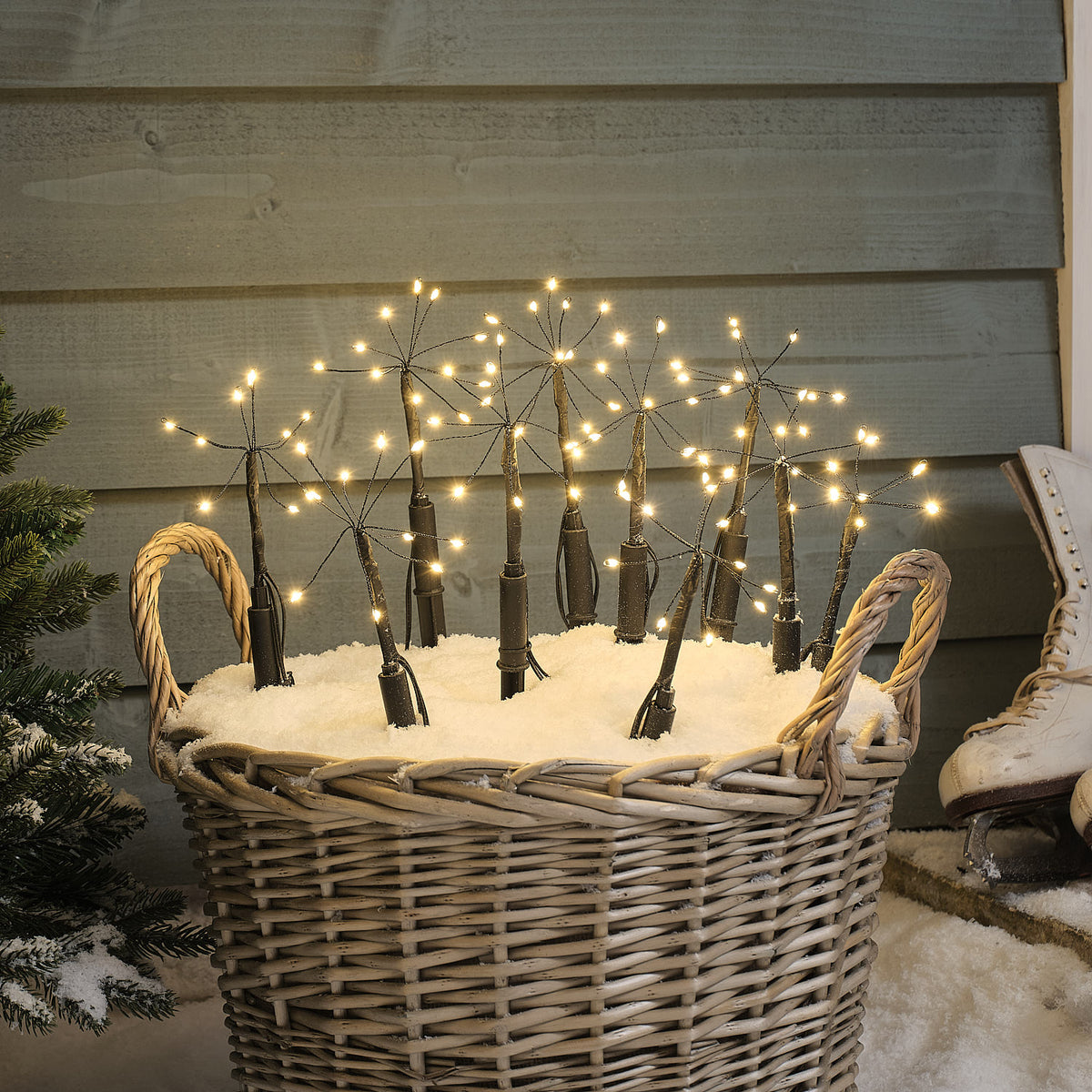 10 Balises Lumineuses à Planter Étoiles Filantes