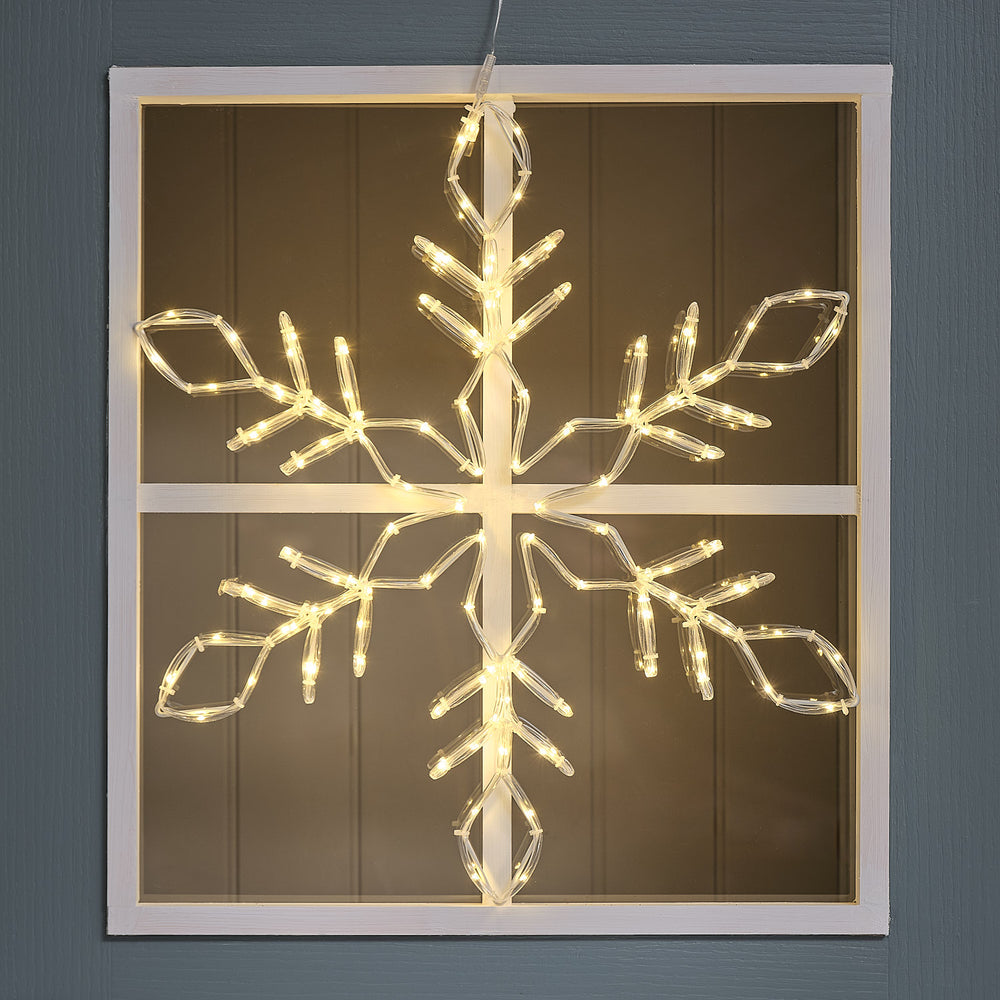 Flocon de Neige Lumineux de 57 cm en Acrylique
