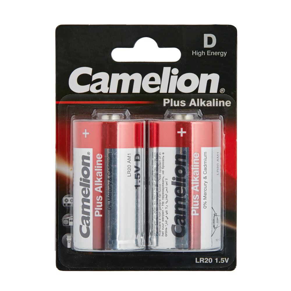 Lot de 2 Piles Alcalines LR20/D