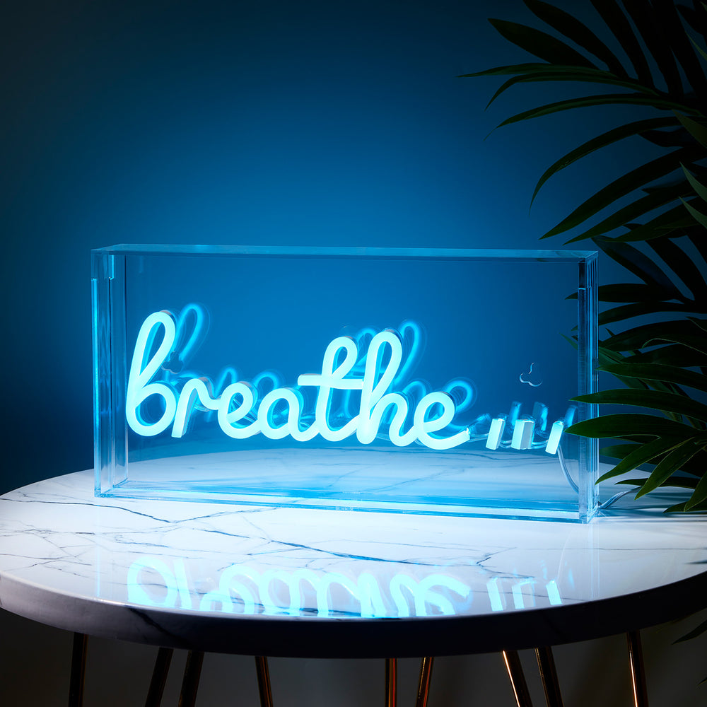 Lampe de Table Néon Breathe