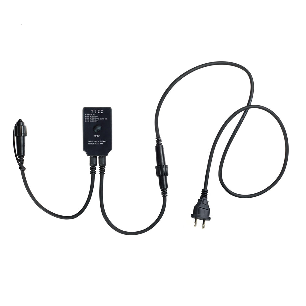 Prise Pro Connect Noire avec Programmateur (Connecteur IP67)