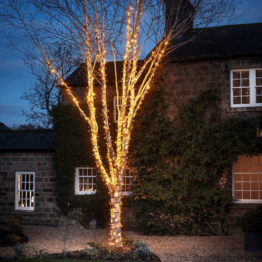 Guirlande Lumineuse IP67 Pro Connect Raccordable de 5 m à 50 LED Blanc Chaud Effet Scintillant