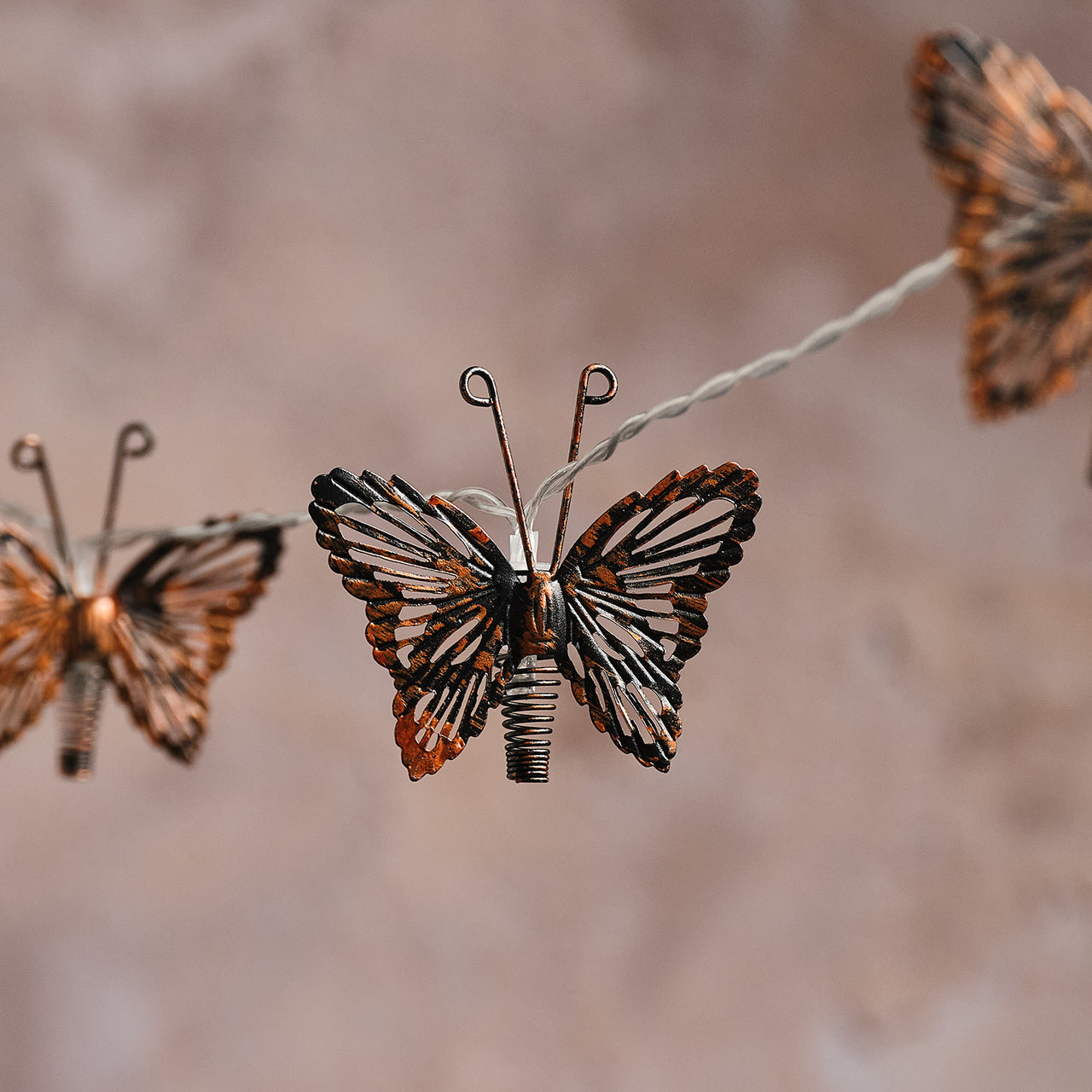 Guirlande Lumineuse Solaire à 10 Papillons