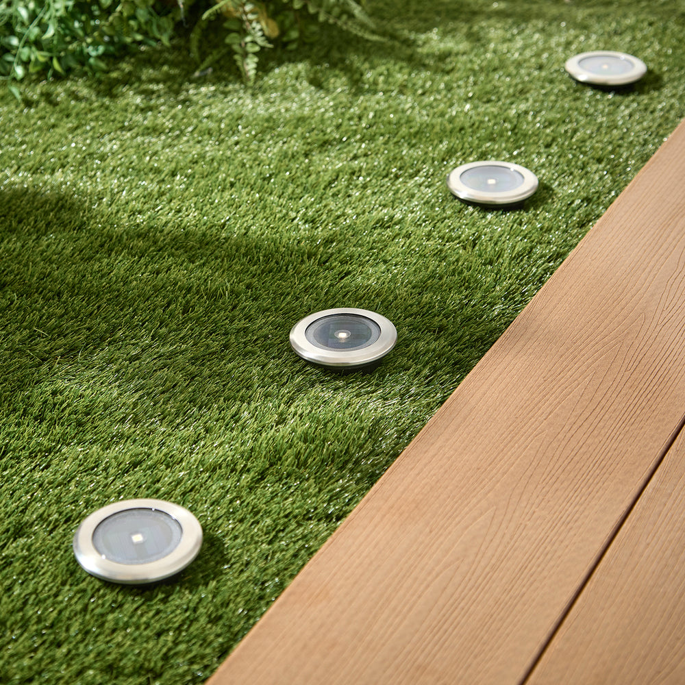 Lot de 4 Spots Solaires pour Terrasse ou Parterre