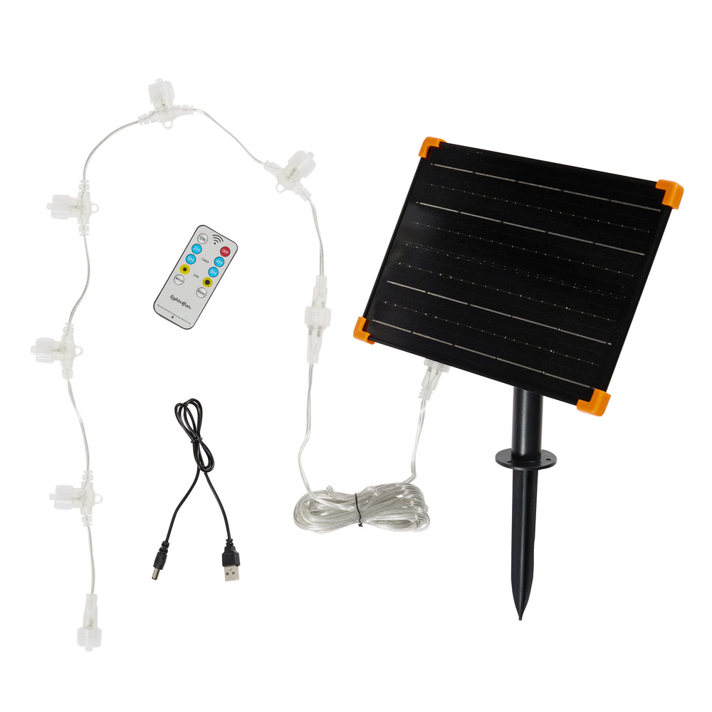 Panneau Solaire pour Rennes Lumineux de 24V à LED Unicolores