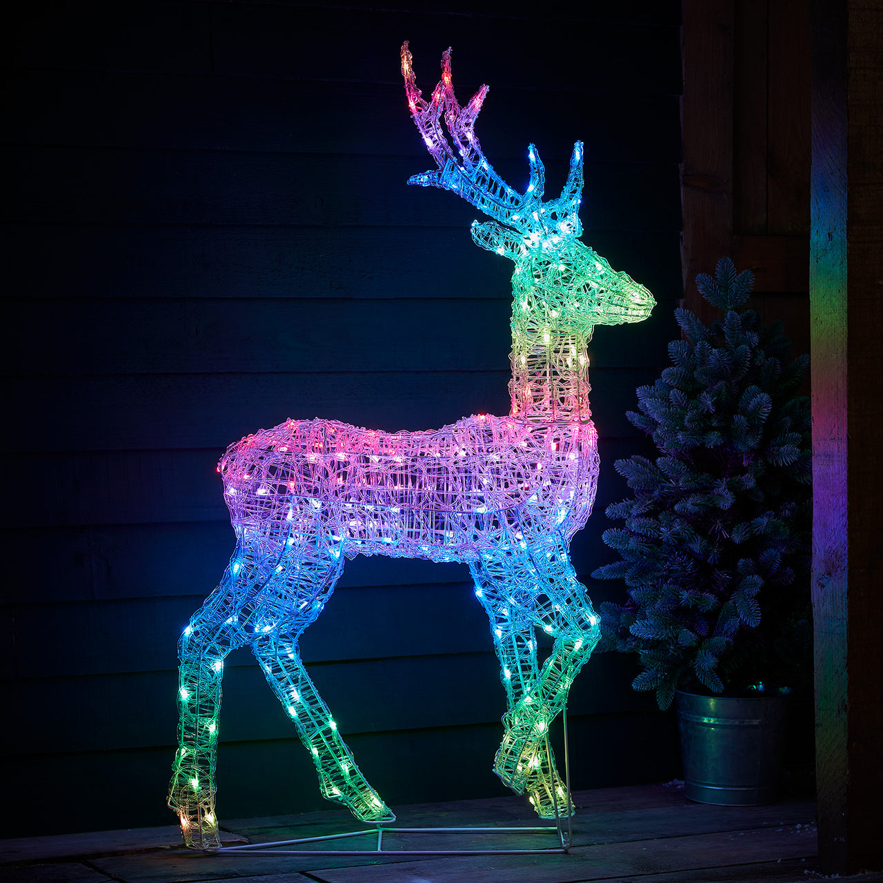 Renne de Noël Lumineux Connecté Twinkly de 1,2 m