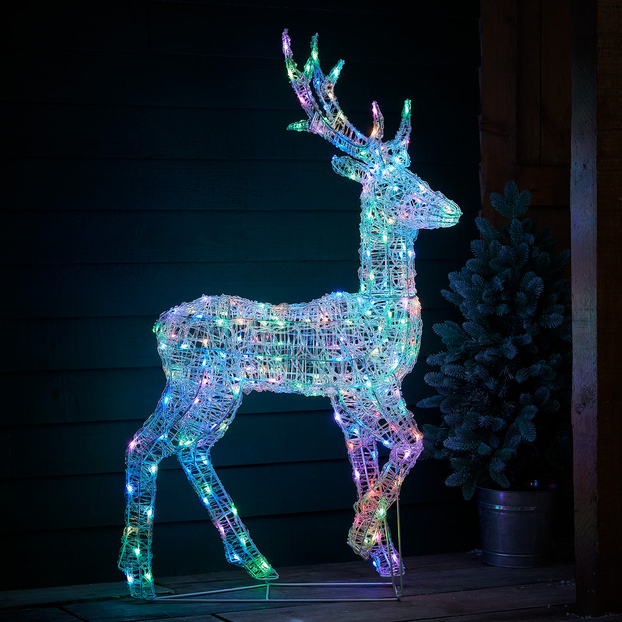 Renne de Noël Lumineux Connecté Twinkly de 1,2 m