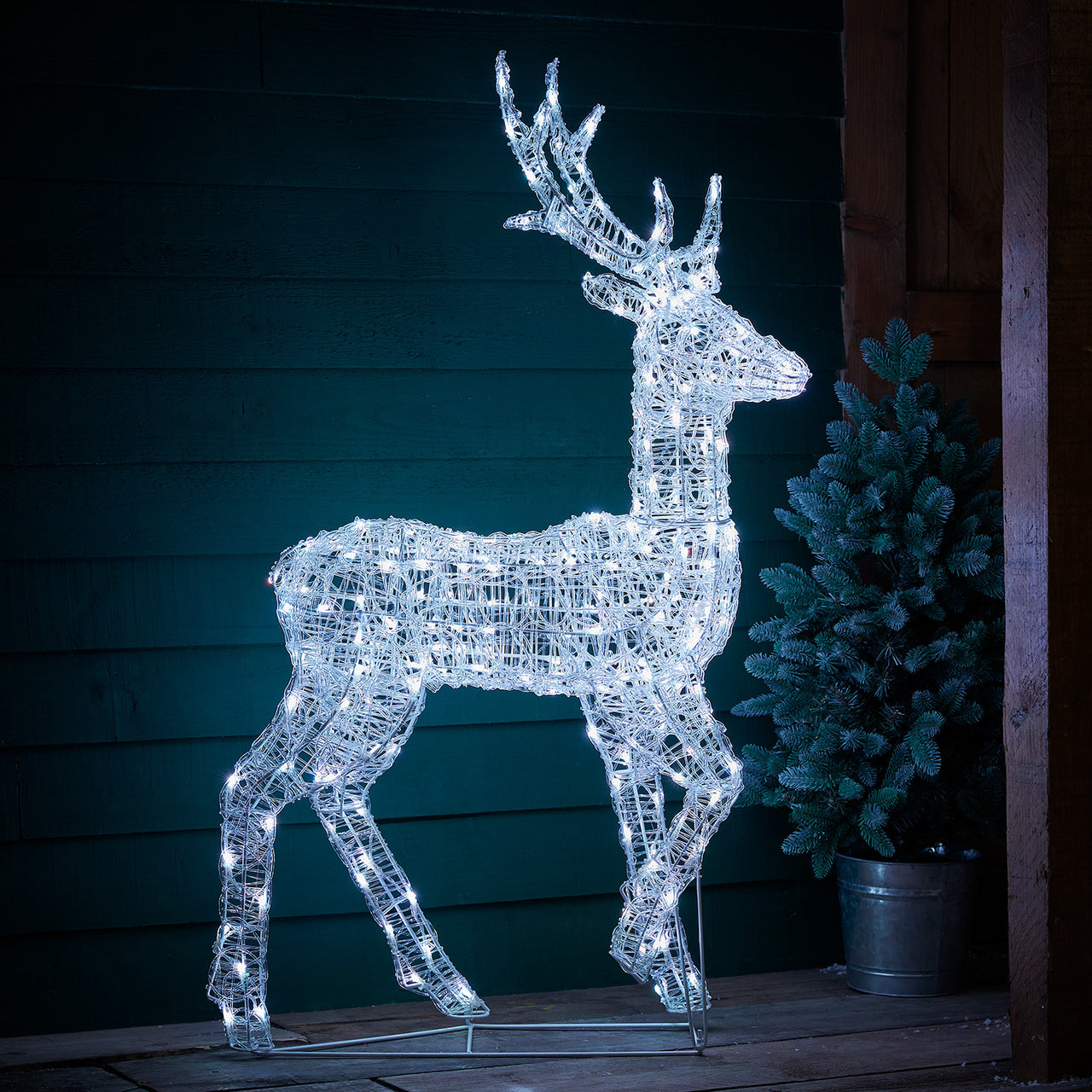 Renne de Noël Lumineux Connecté Twinkly de 1,2 m