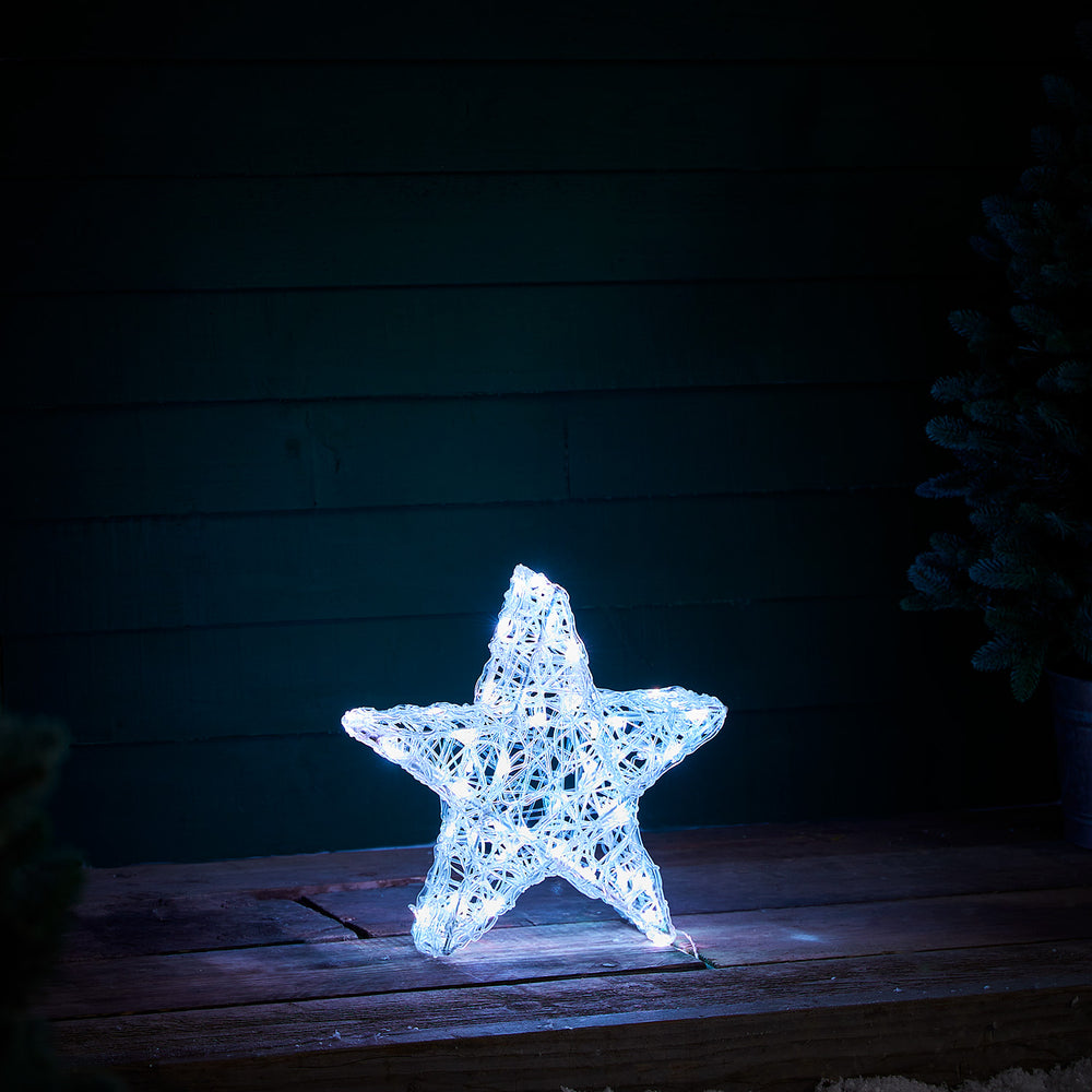 Petite Étoile Lumineuse Twinkly en Acrylique de 35 cm