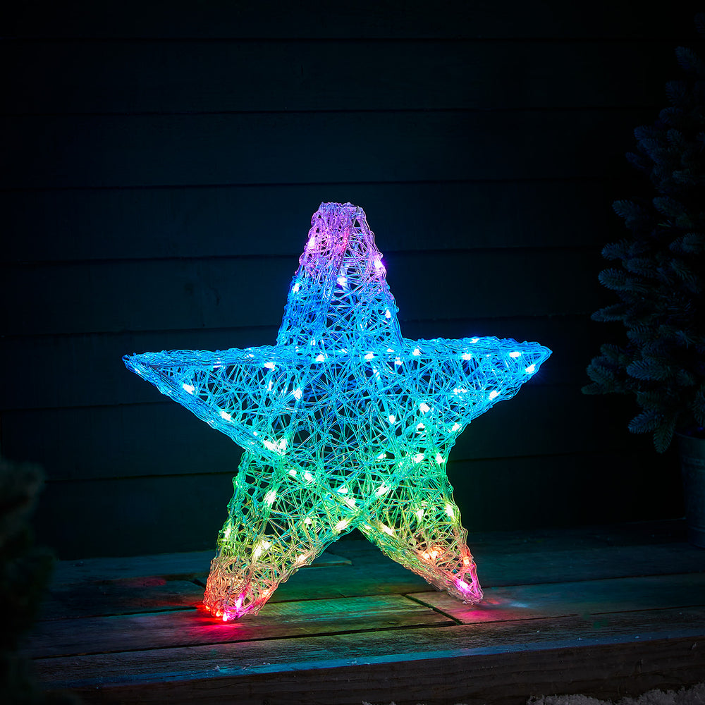 Étoile Lumineuse Twinkly en Acrylique de 60 cm
