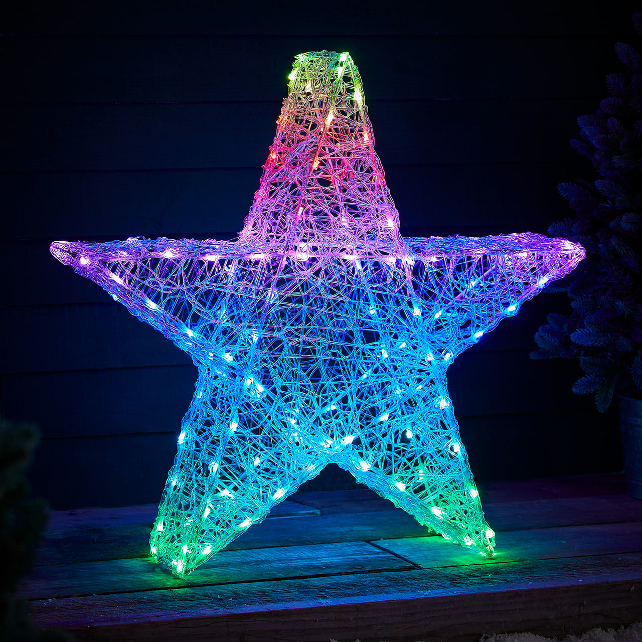 Grande Étoile Lumineuse Twinkly en Acrylique de 82 cm
