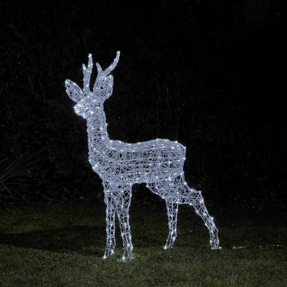 Renne de Noël Lumineux à Piles et à LED Bicolore Swinsty