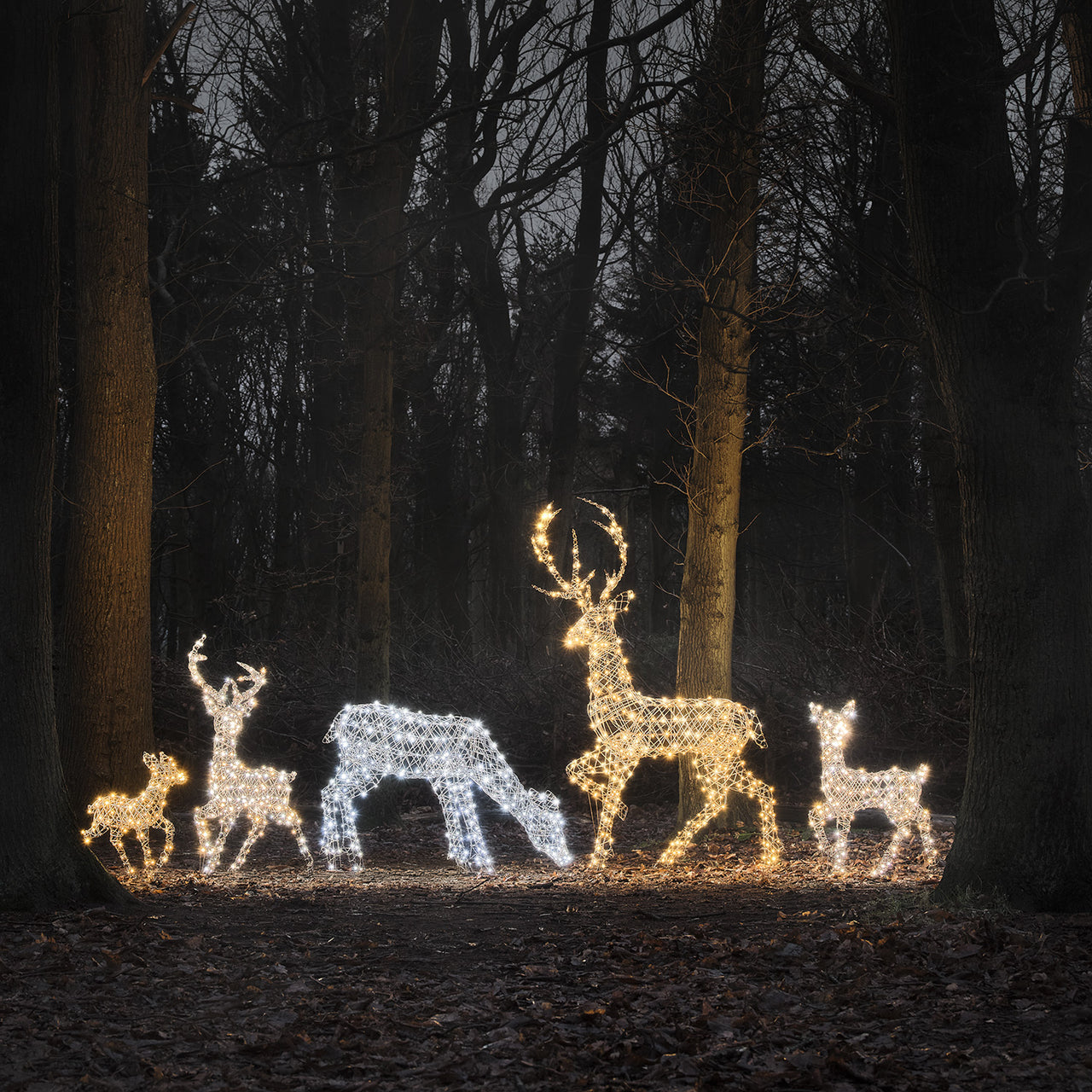 Cerf Lumineux Studley à LED Bicolore de 1,15 m
