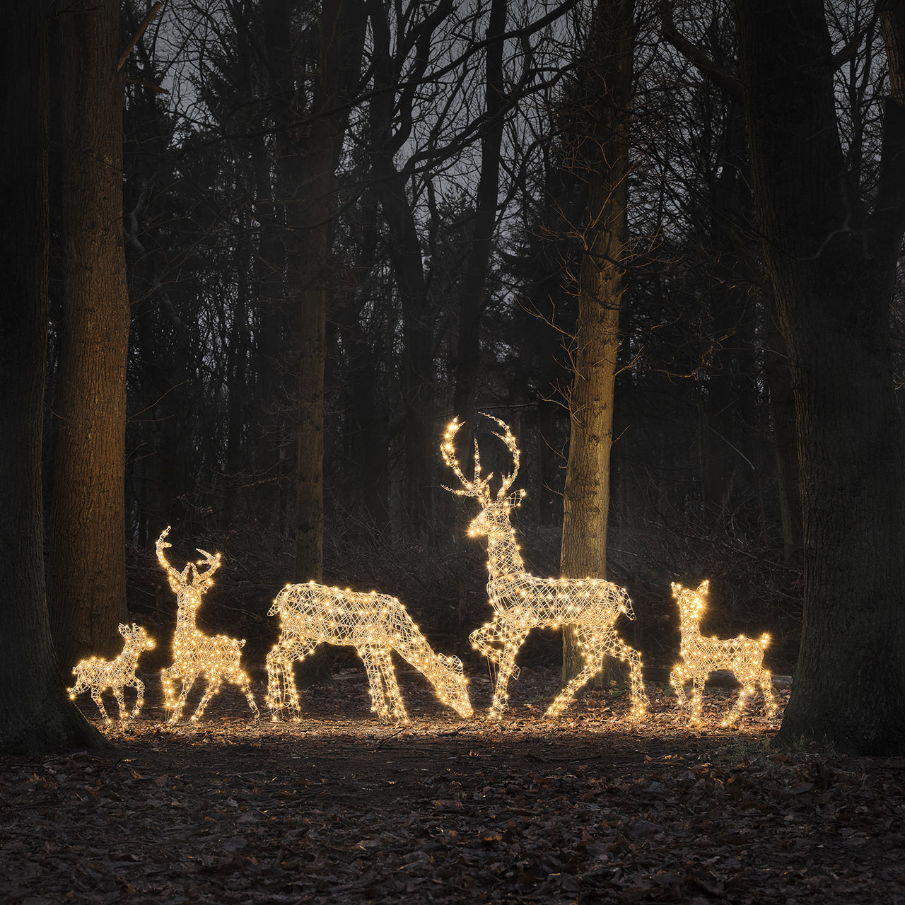 Cerf Lumineux Studley à LED Bicolore de 1,15 m