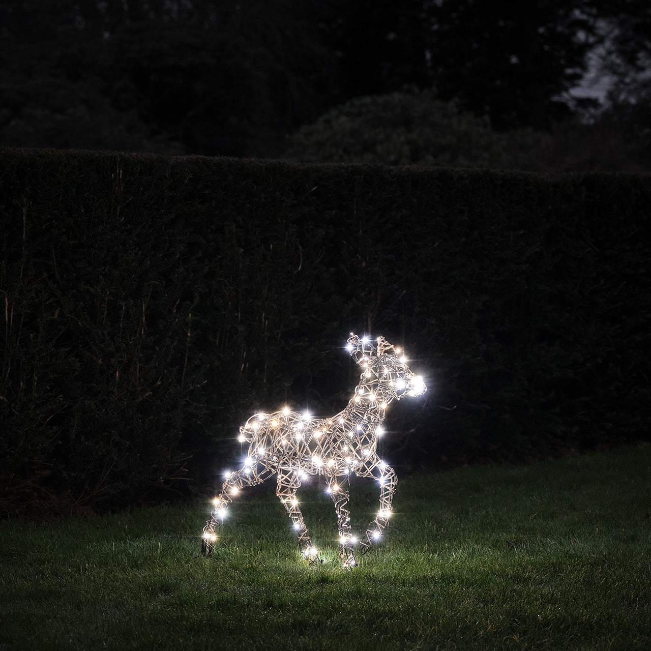Faon Lumineux en Rotin Studley à LED Bicolore