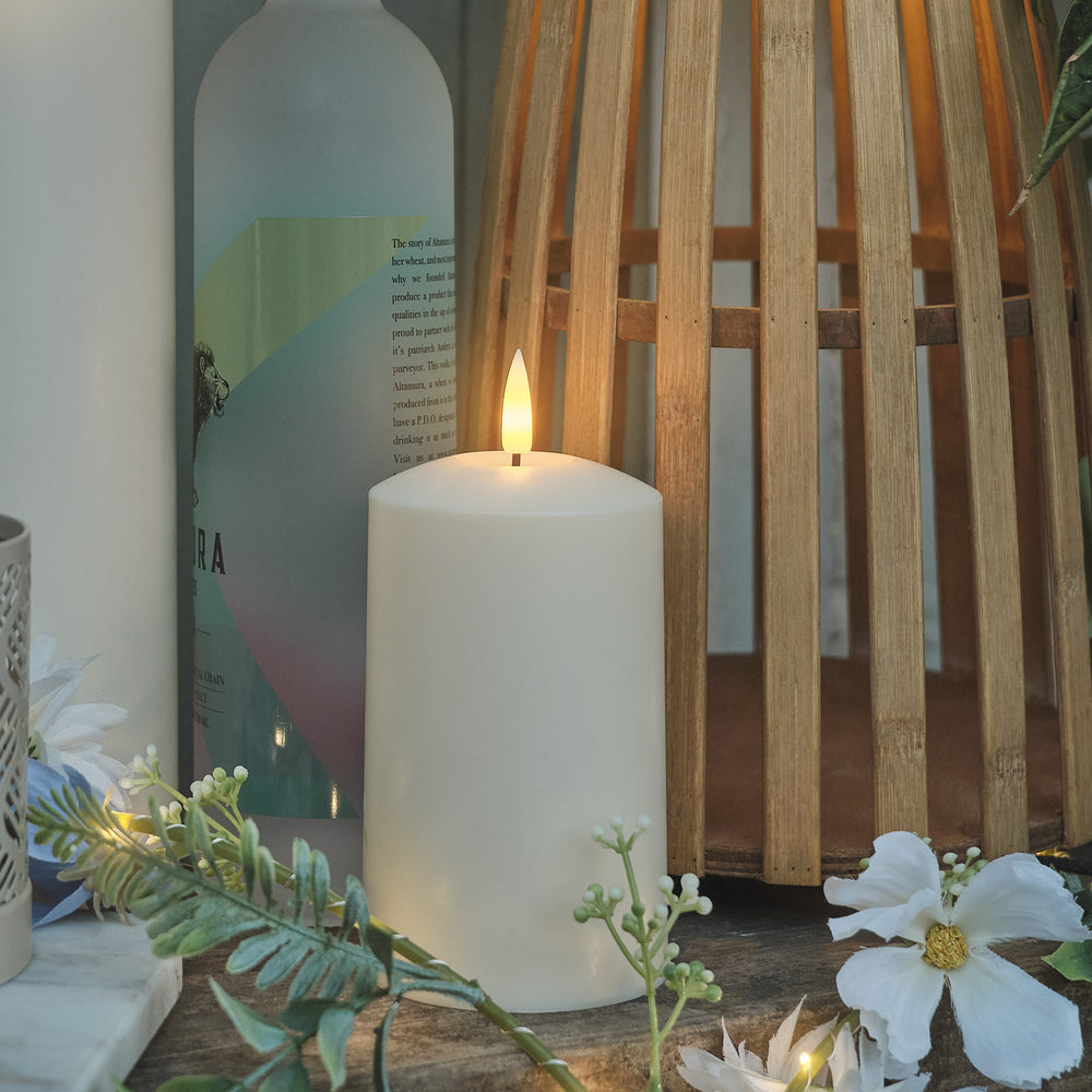 Bougie d'Extérieur à LED TruGlow® de 15cm