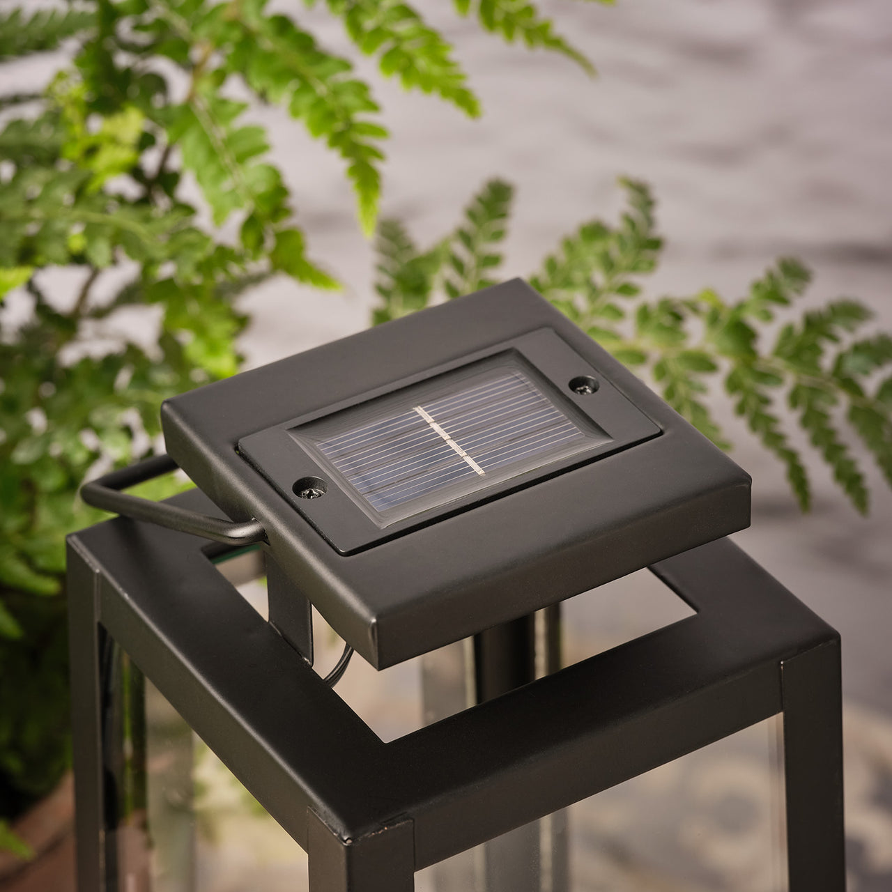 Grande Lanterne Solaire Porto avec Bougie LED TruGlow®