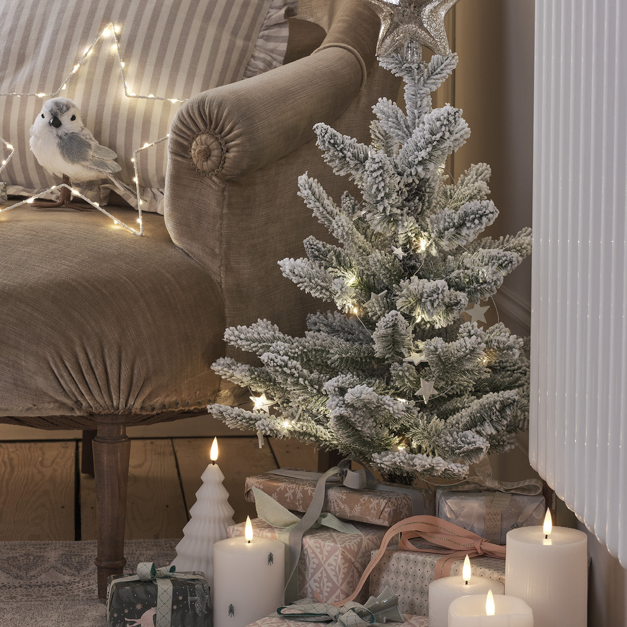 Mini Sapin Décoratif Enneigé de 60 cm