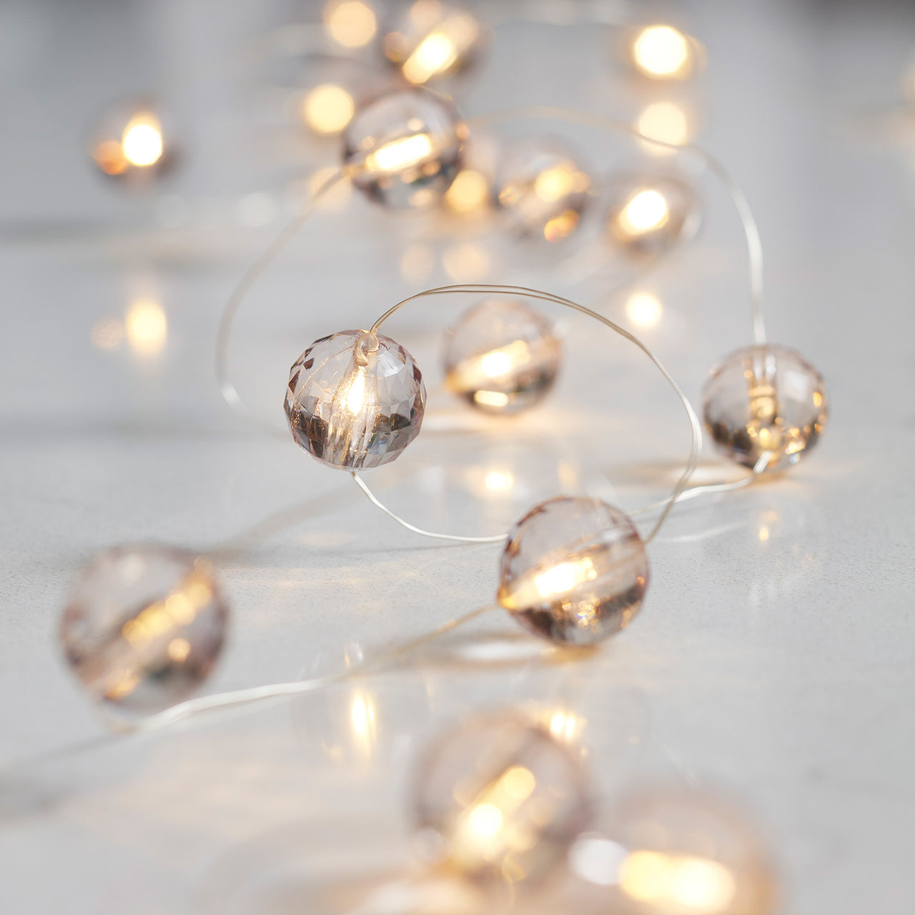 Guirlande Lumineuse 20 Micro LED Blanc Chaud