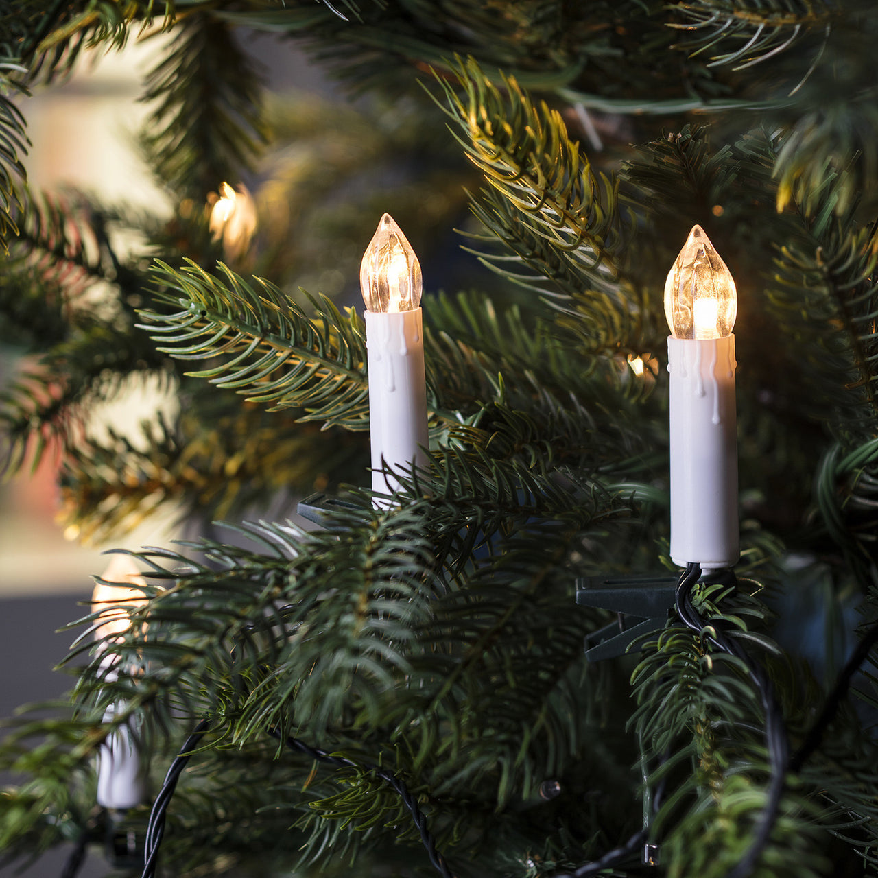 Guirlande lumineuse  Bougies pour sapin de Noël LED & bougies de
