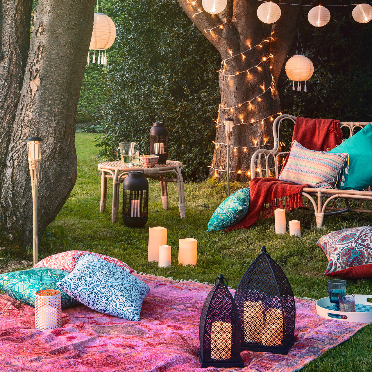 Bougie Pilier LED d’Extérieur à Piles